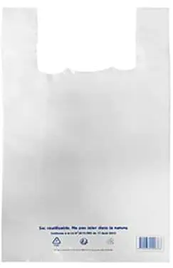 Sacs bretelles 50 microns - 21x10x40 cm - COLIS DE 1000 EX