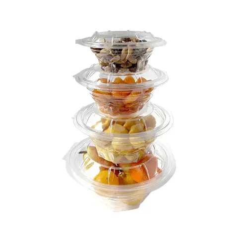 BOLS "SALADE" AVEC COUVERCLE CHARNIERES