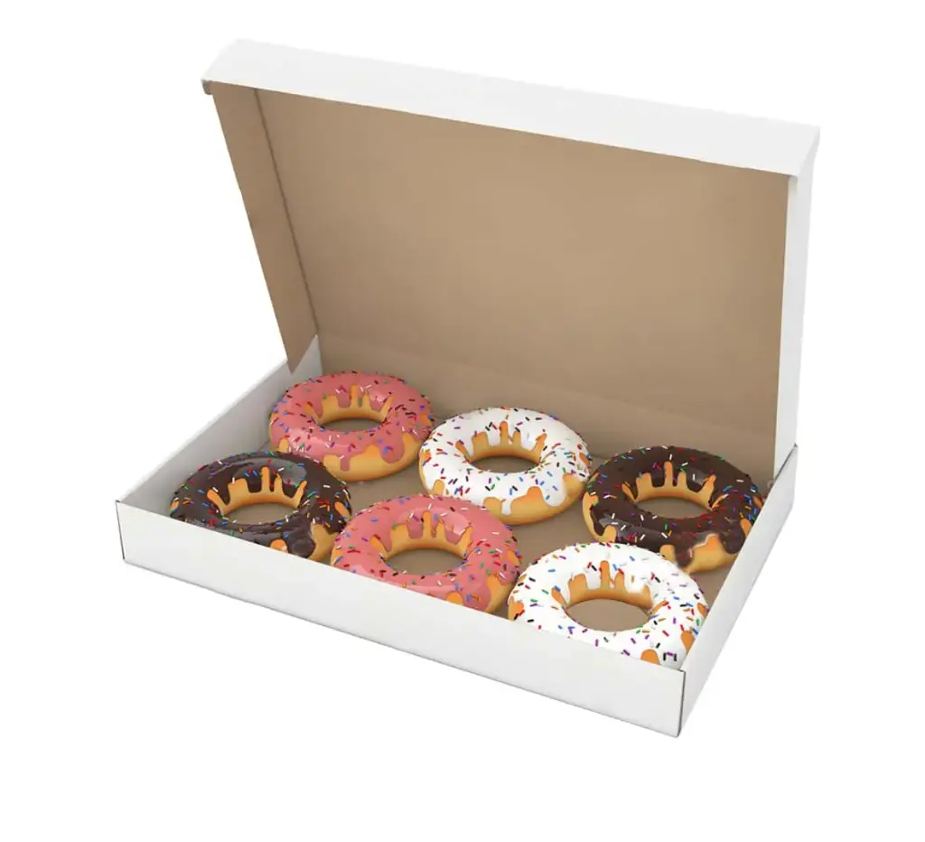 Boites patissières blanches (14x5)