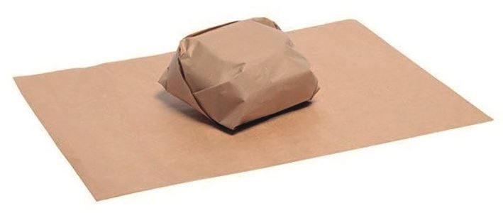 [thermoneutrebrun2533] Papier BURGER Thermo 25x33cm –  KRAFT BRUN – Paquet de 1000 feuilles