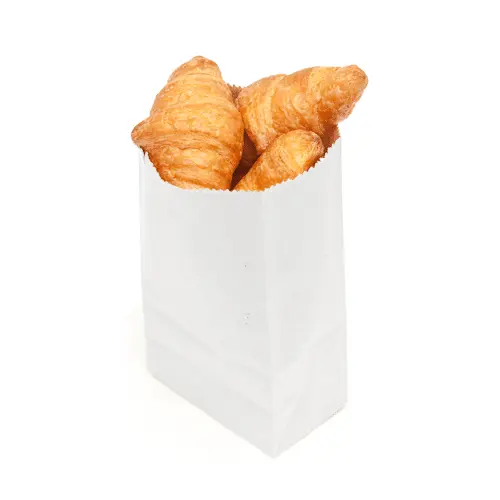 Sachets croissant blanc (12x5x16 cm)